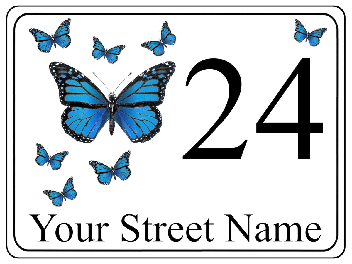 1111 Custom Personalised Address Metal Aluminium Sign Plaque Door Gate House Office