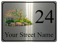 2343 Custom Personalised Address Metal Aluminium Sign Plaque Door Gate House