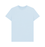Sky Blue Printed T-shirt Front