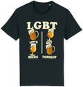 Fruit of the Loom Men's LGBT Let's Get Beers Tonight Graphic T-Shirt