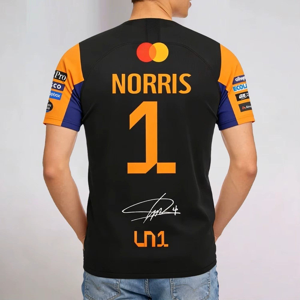 Lando Norris LN1 F1 World Champion McLaren Inspired Graphic T-Shirt