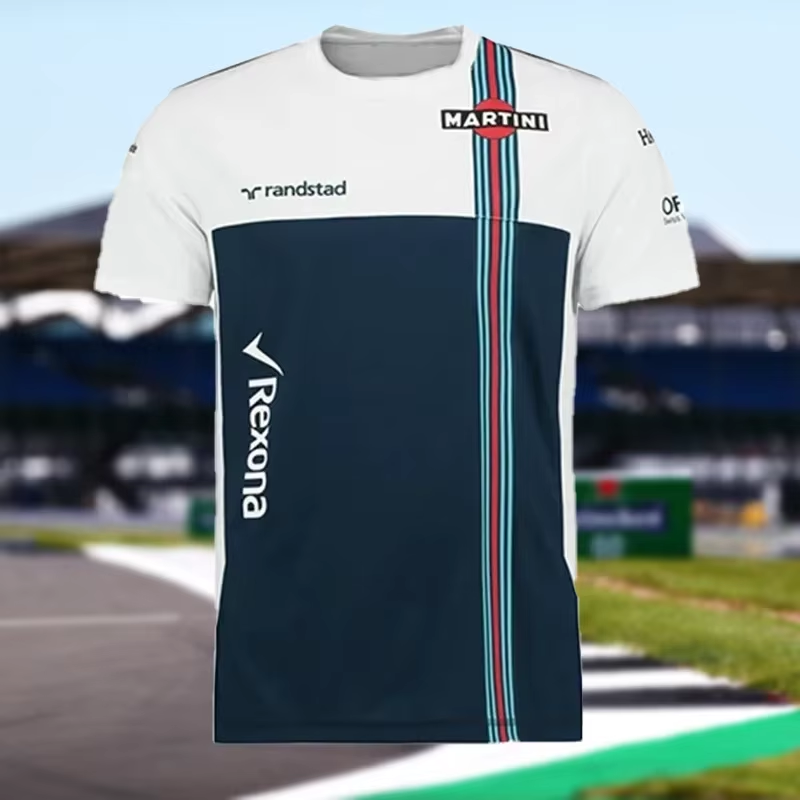 Williams Men's Martini F1 Racing Quick-Drying T-Shirt