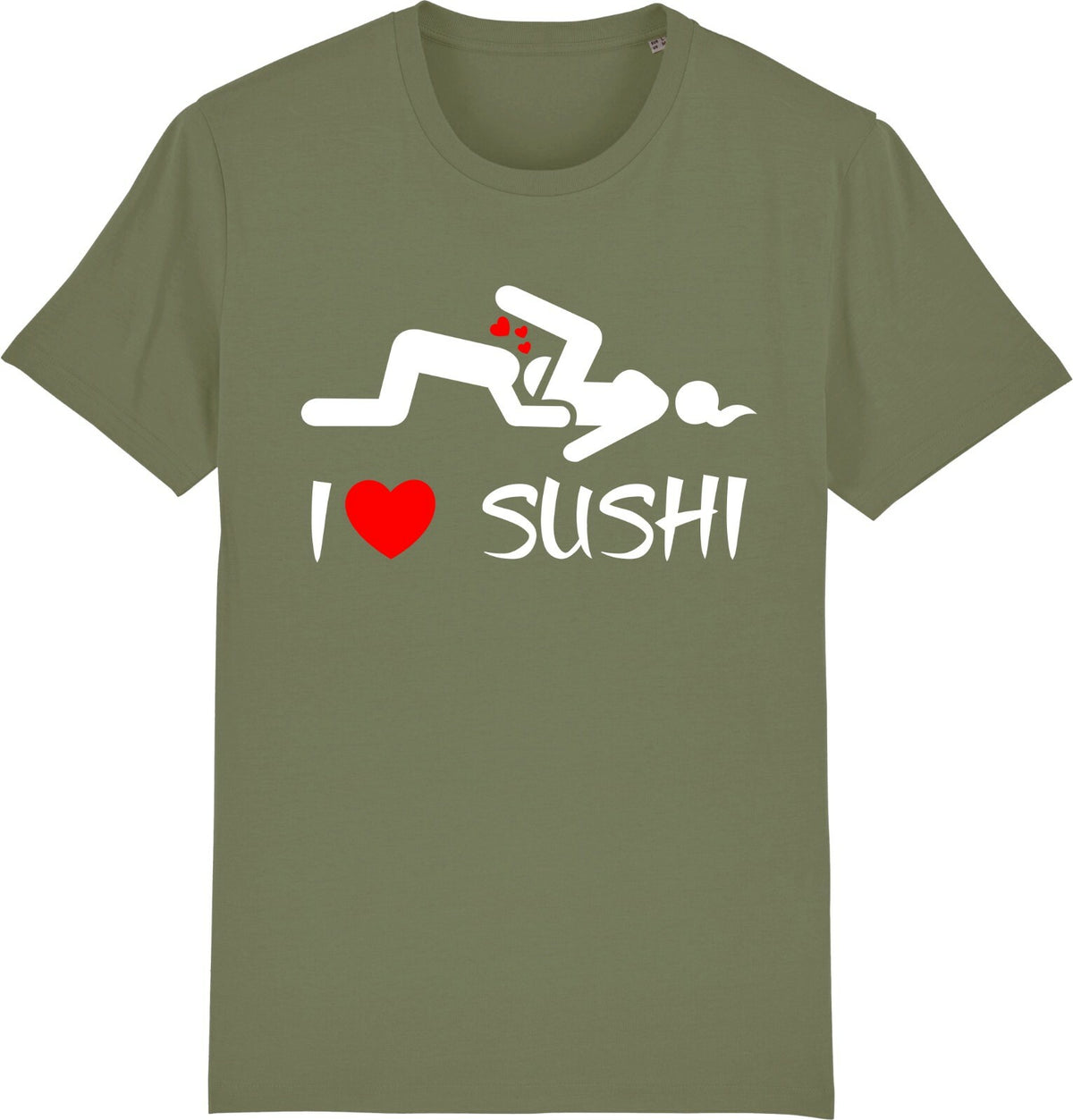 Fruit of the Loom Men's I Love Sushi Graphic T-Shirt