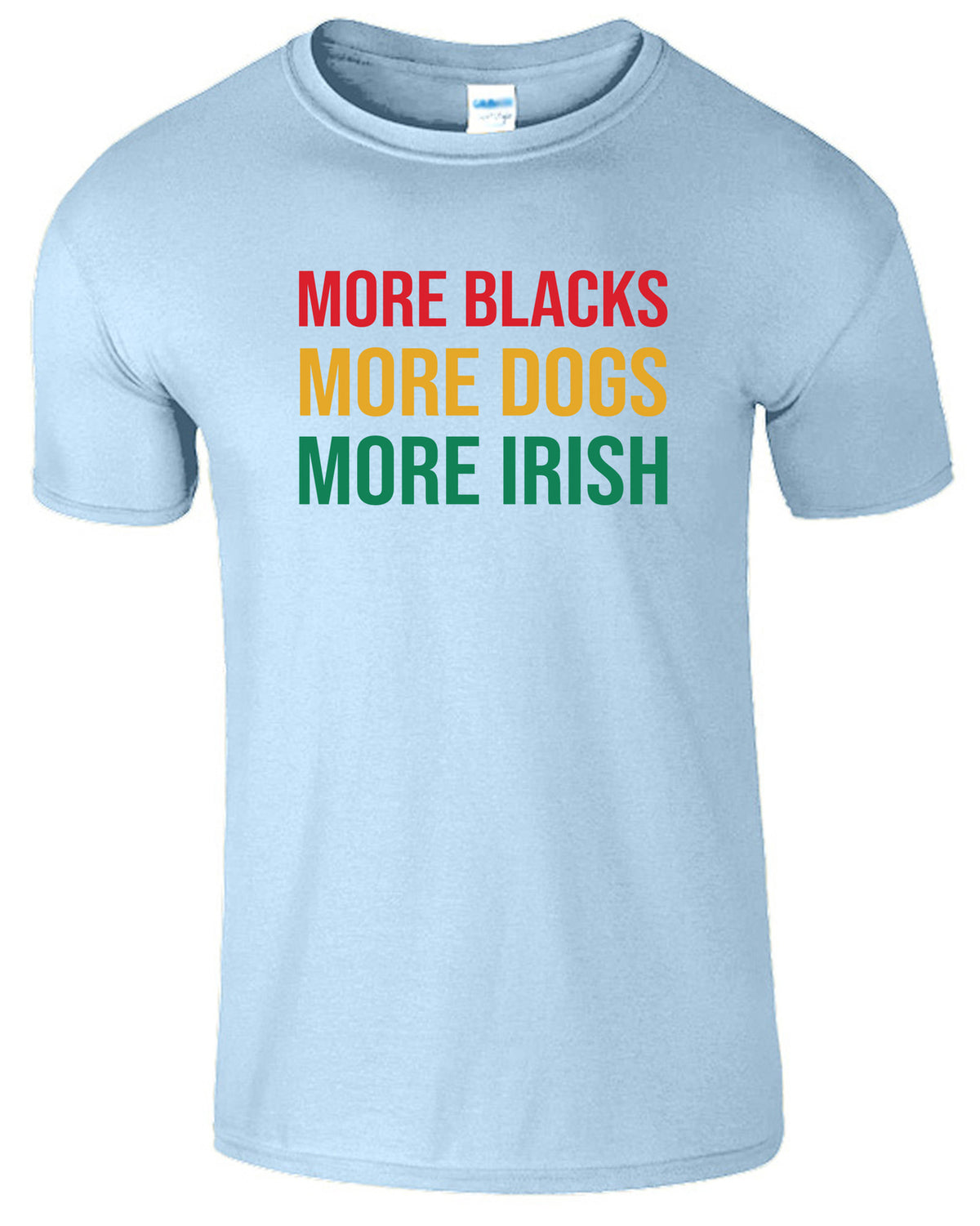 Men's More Blacks More Dogs More Irish Sportsman T-Shirt