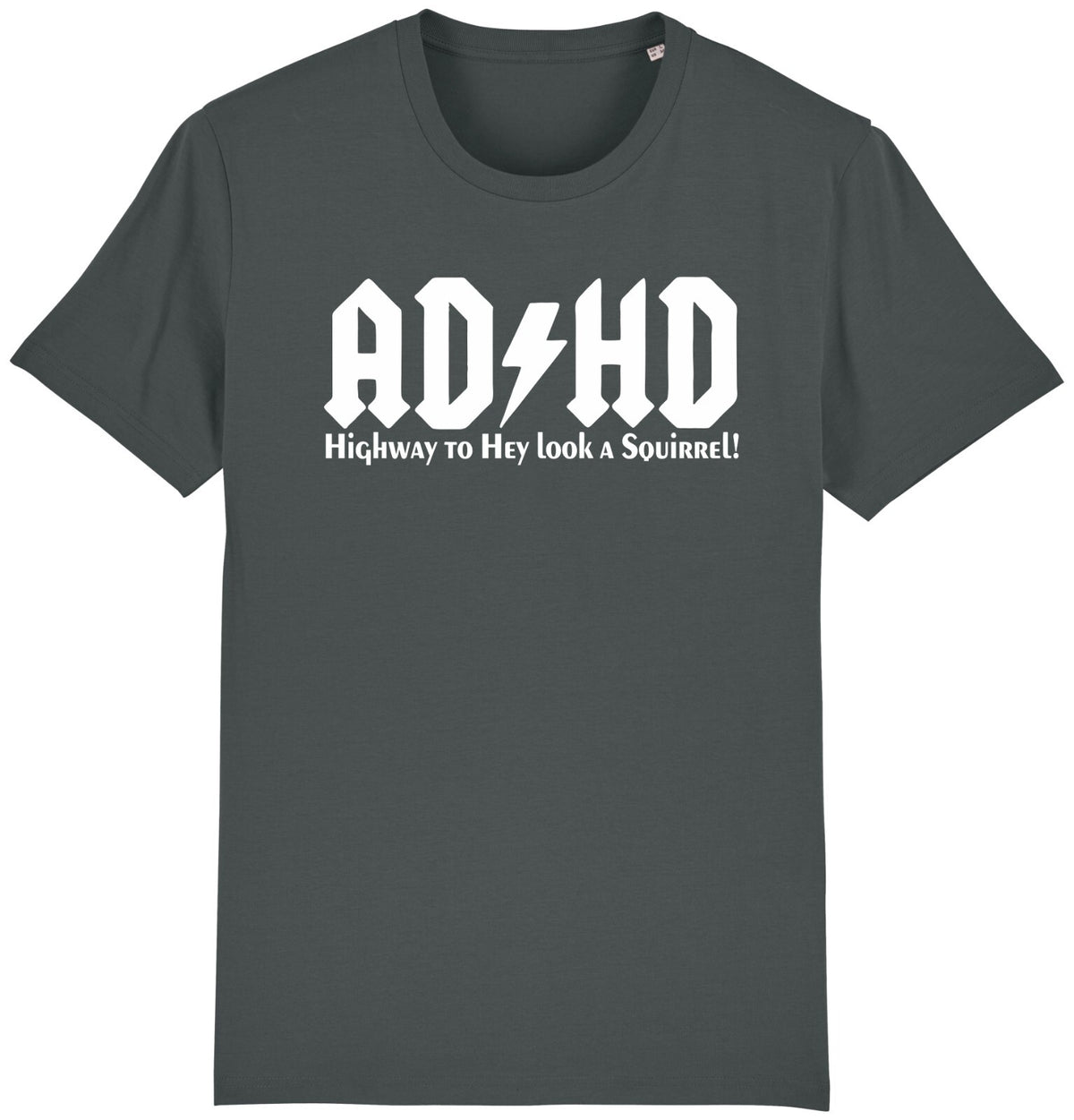 Fruit of the Loom Men's ADHD Squirrel Graphic T-Shirt