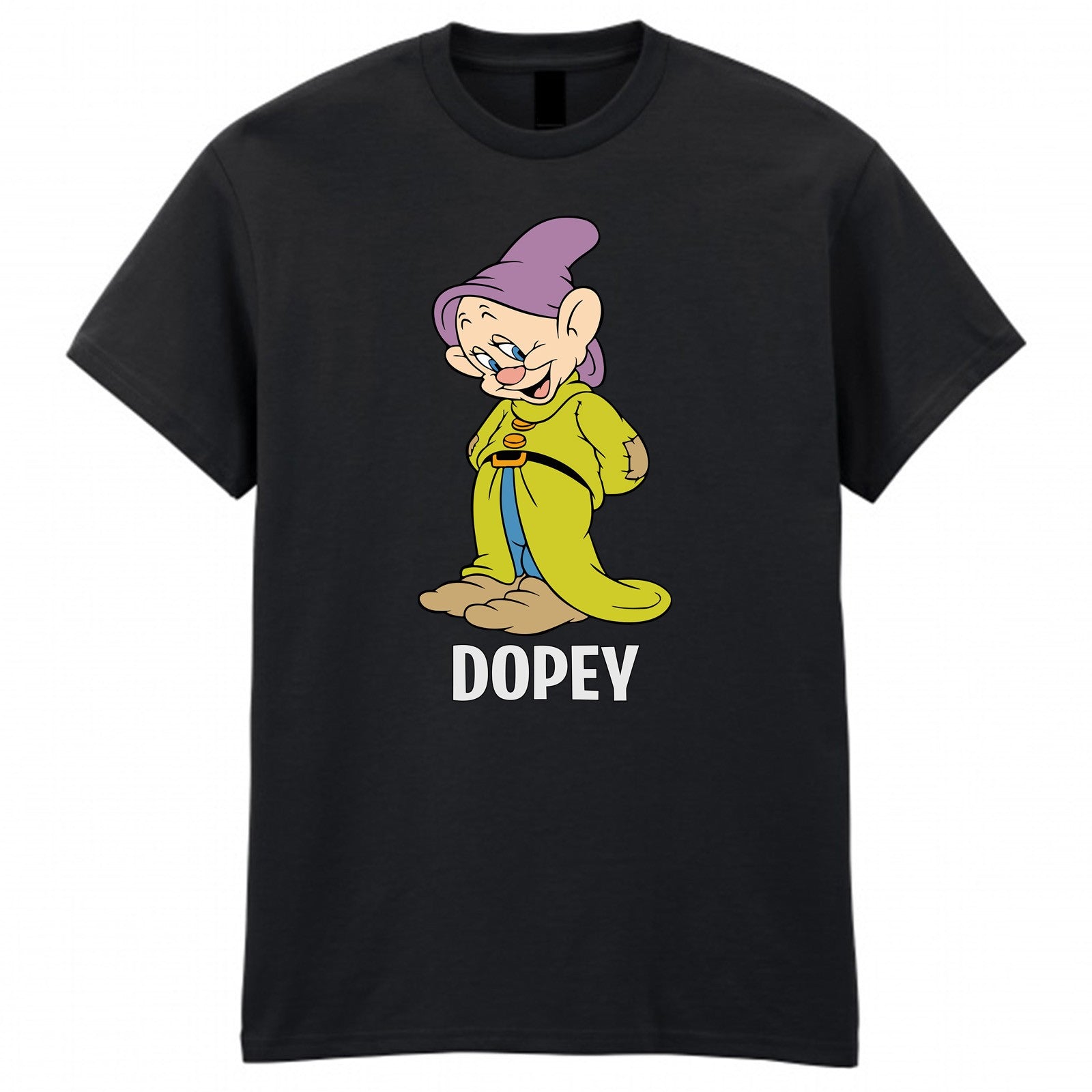 Snow White Seven Dwarfs T-Shirt Funny Halloween Costume Tee Top