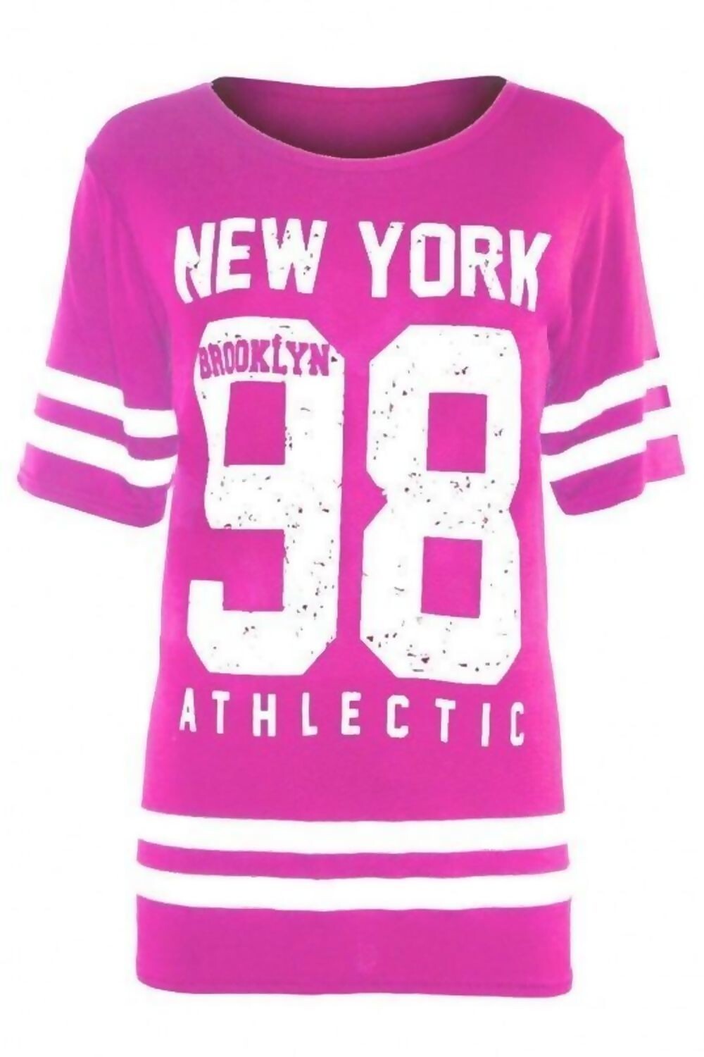 Women's New York 98 Brooklyn Stripe Varsity T-Shirt
