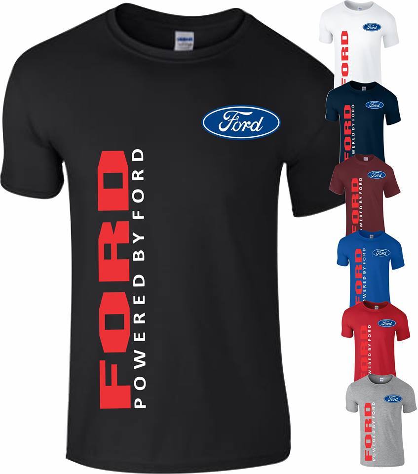 Gildan Men's Ford Logo Racing Graphic T-Shirt