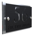 K Smart Sign Simpatico House Numbers Address Plaque 200mm x 130mm