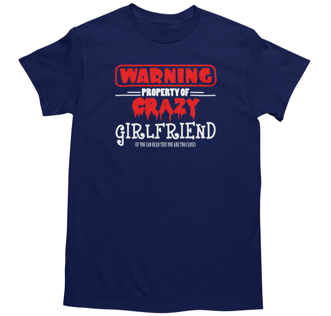 Men's Funny Novelty Joke Graphic T-Shirt Navy