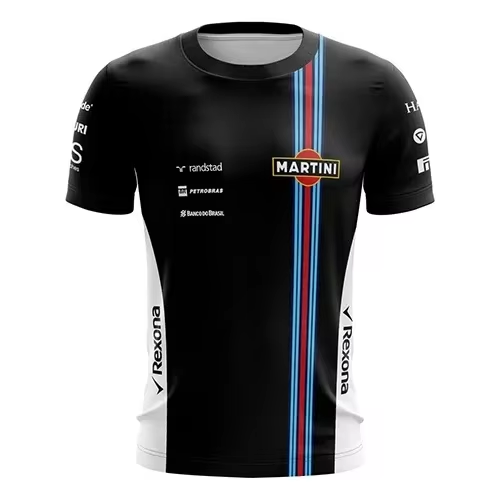 Williams Men's Martini F1 Racing Quick-Drying T-Shirt