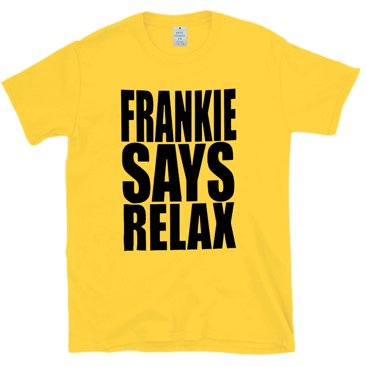 Men's Frankie Says Relax Retro Novelty T-Shirt