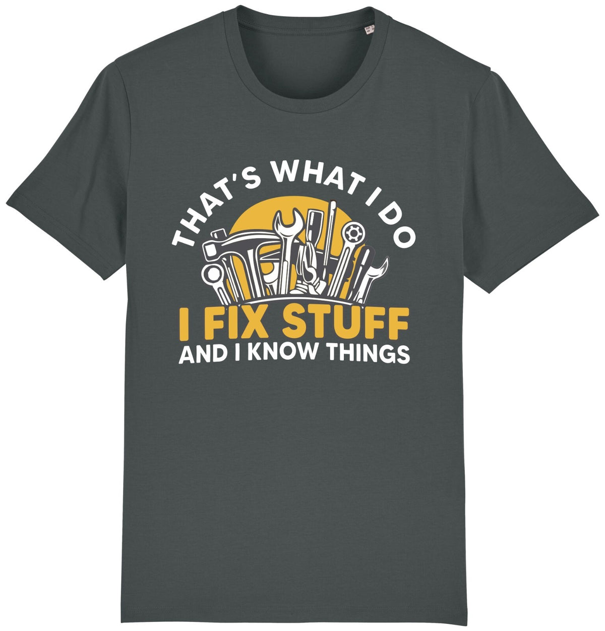 Fruit of the Loom Men's I Fix Stuff Graphic T-Shirt