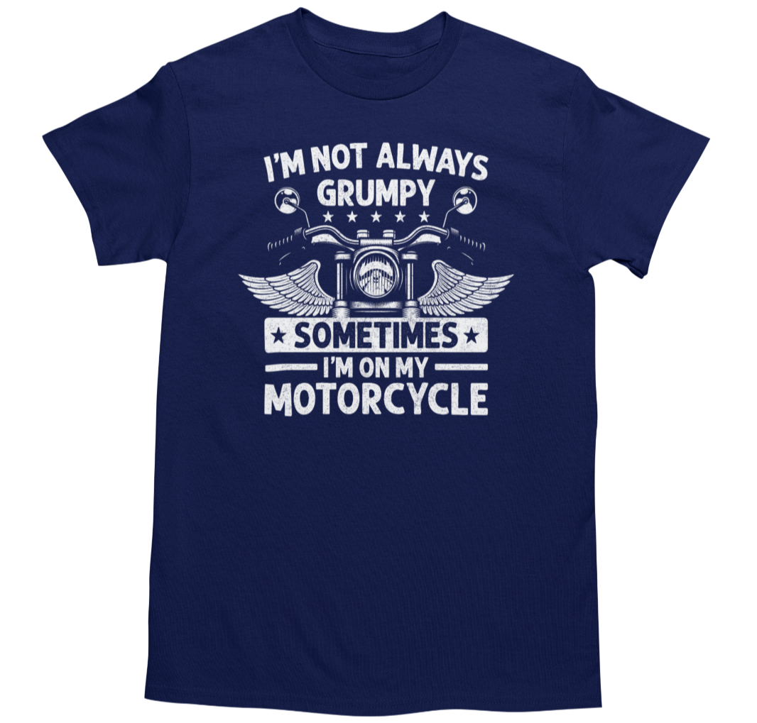 Men's Funny Novelty Joke Graphic T-Shirt Navy