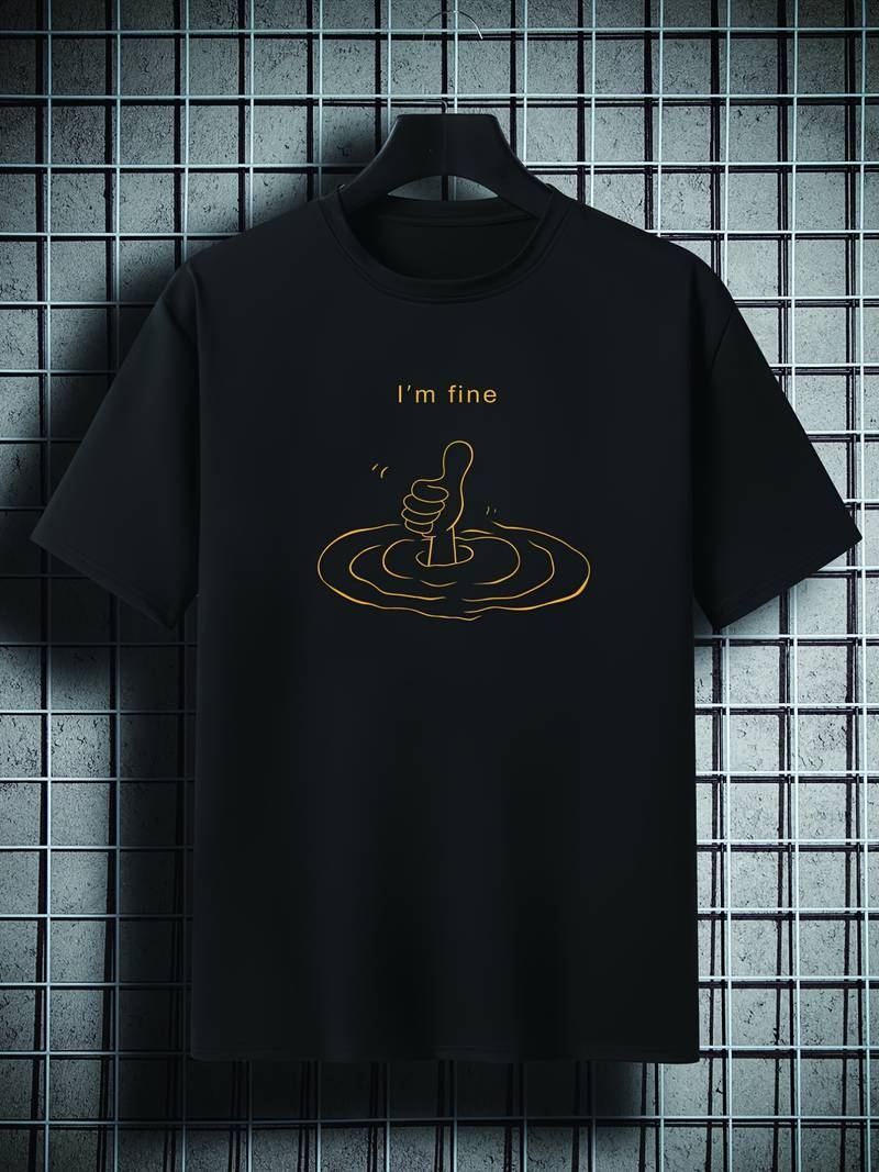 Men's I'm Fine Graphic T-Shirt