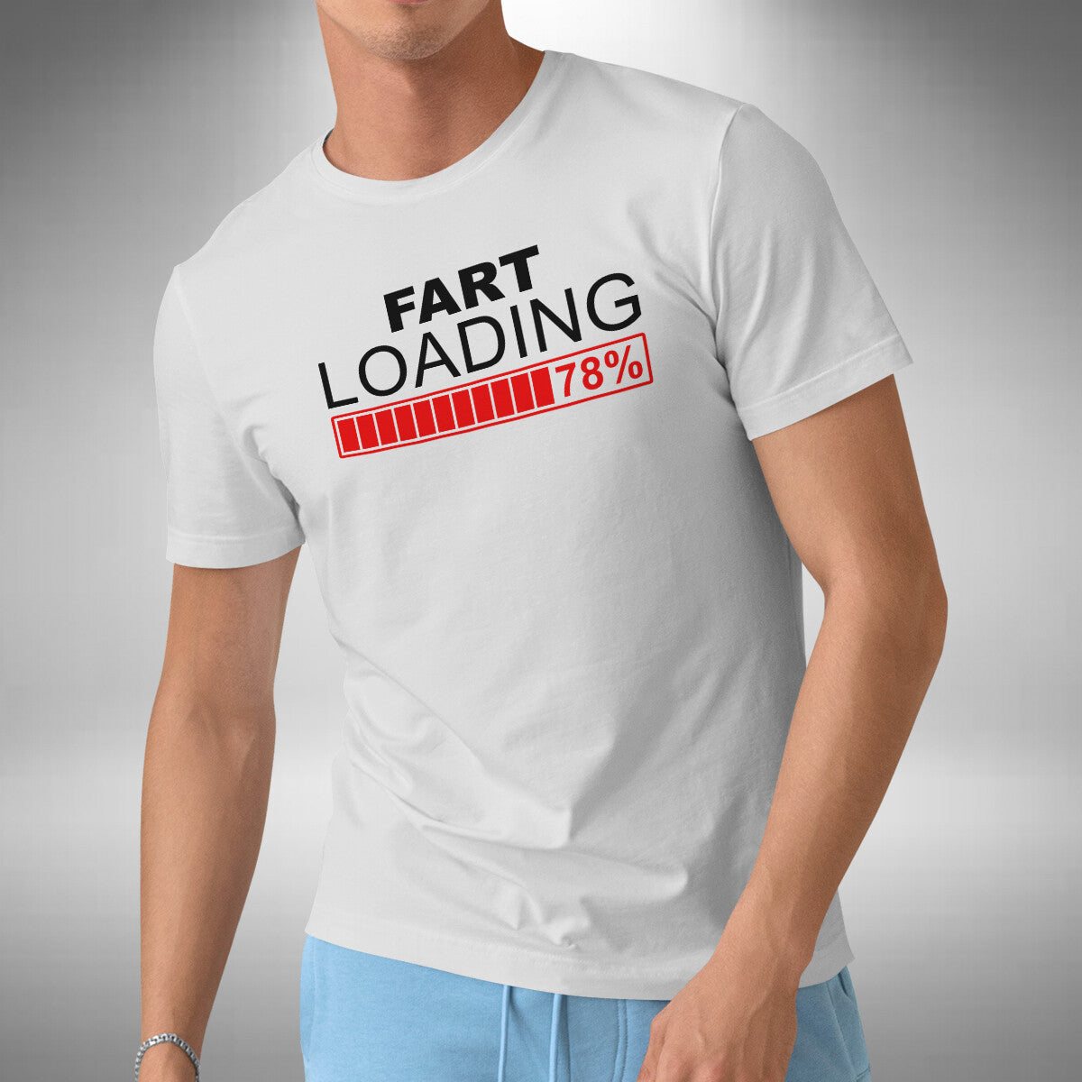 Gildan Men's Fart Loading Graphic T-Shirt