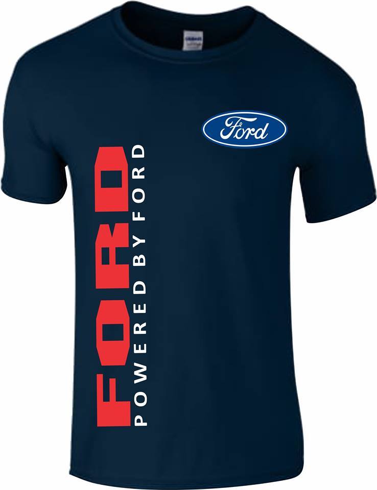 Gildan Men's Ford Logo Racing Graphic T-Shirt