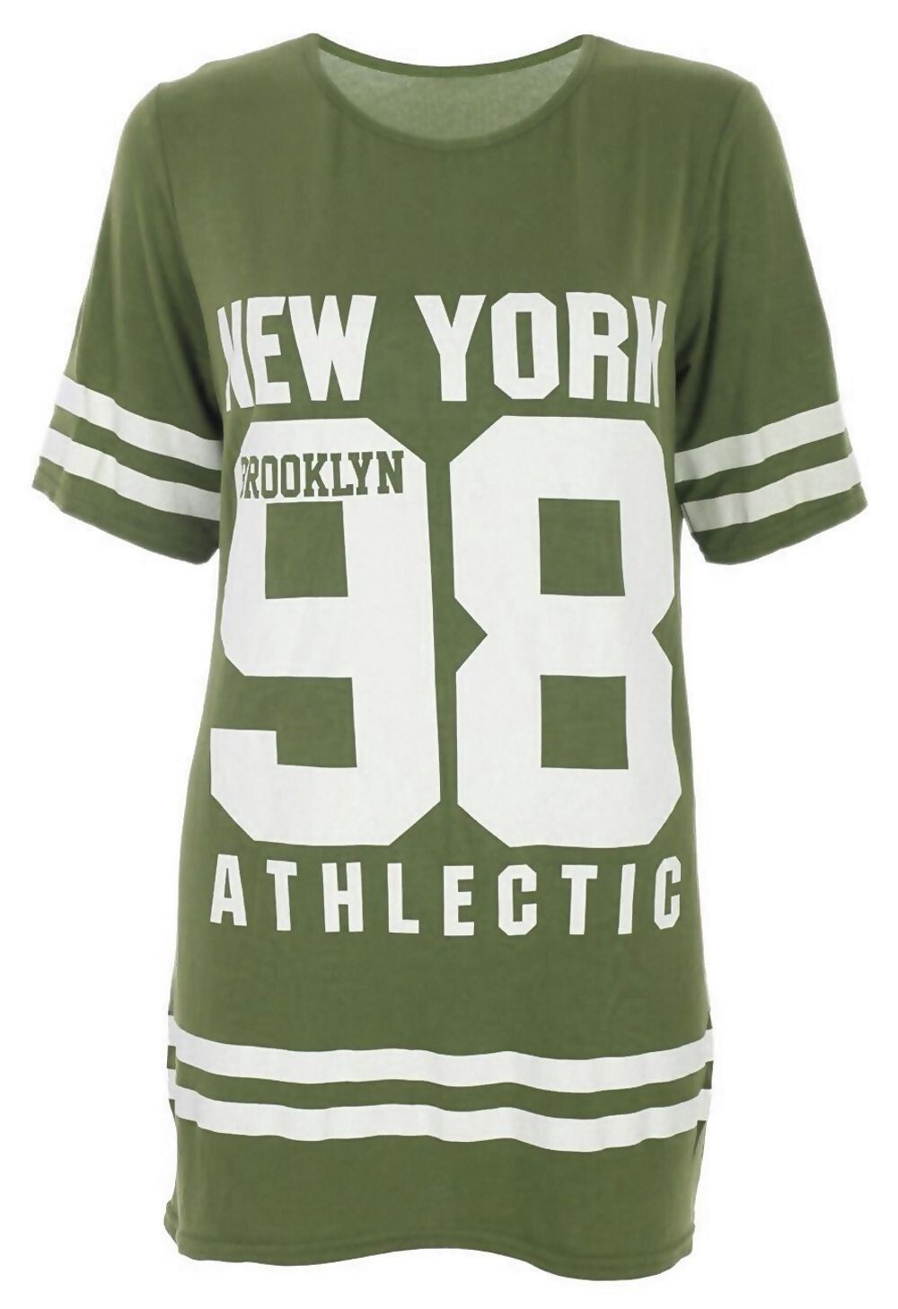 Women's New York 98 Brooklyn Stripe Varsity T-Shirt