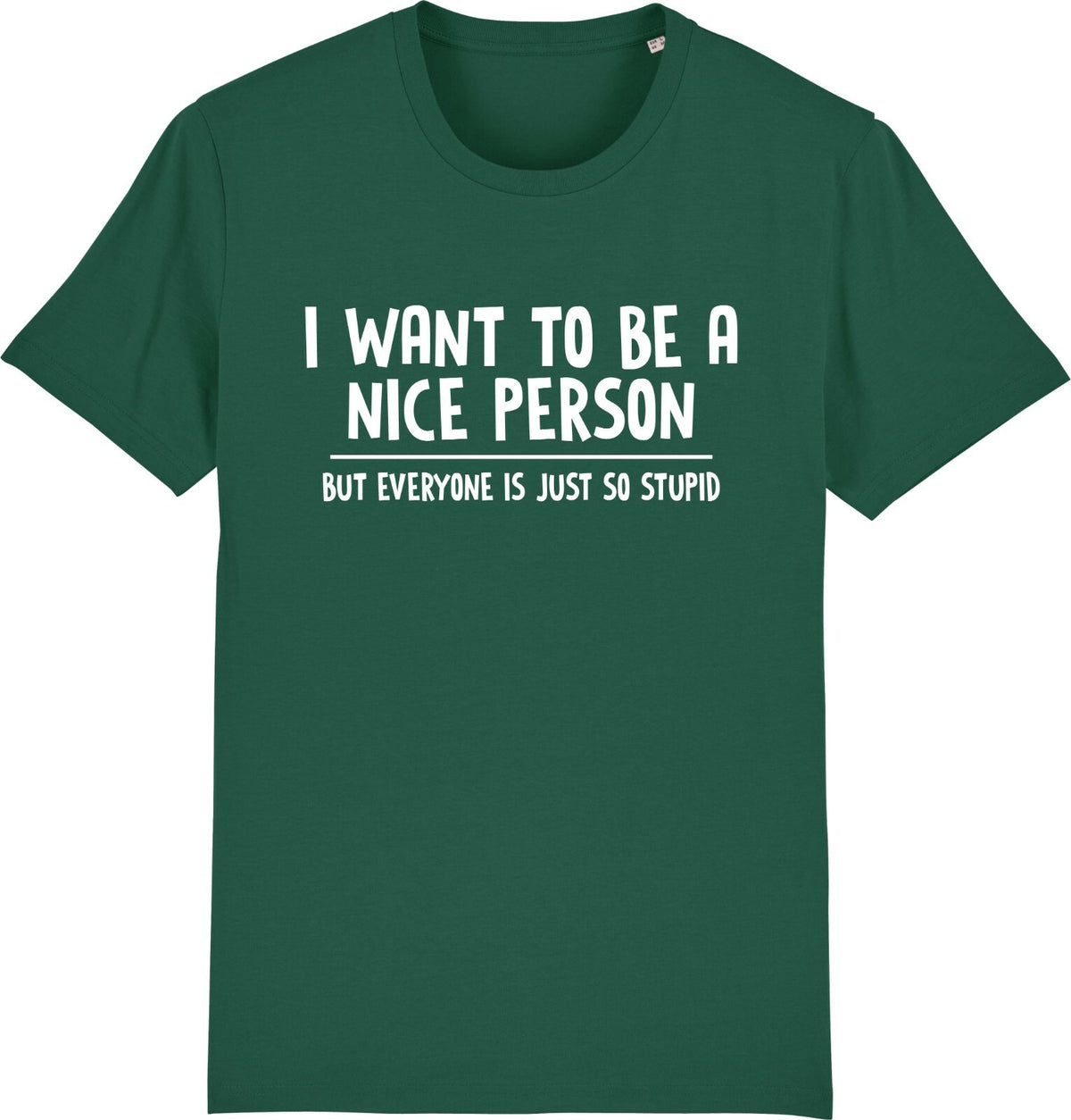 Fruit of the Loom Men's Nice Person Graphic T-Shirt