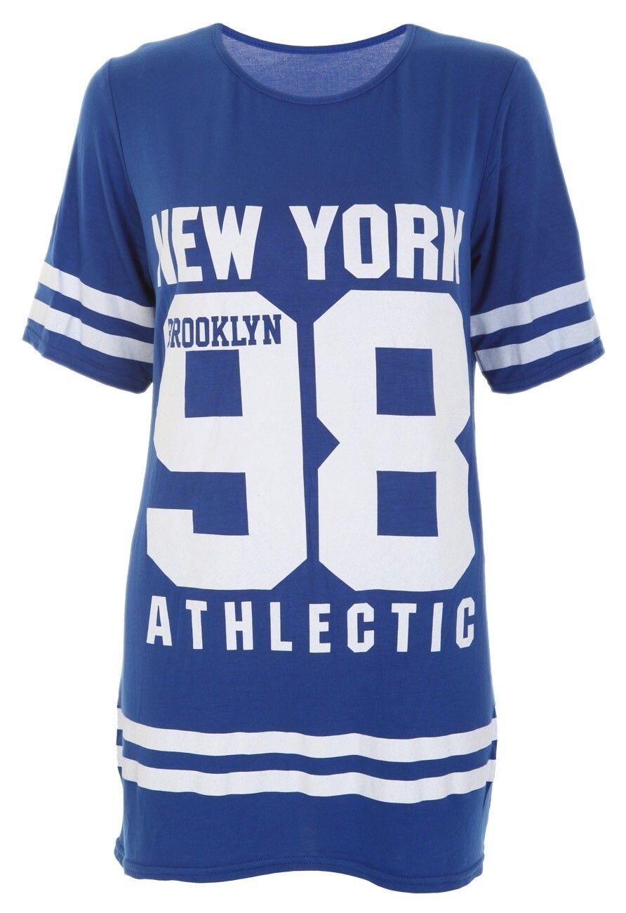 Women's New York 98 Brooklyn Stripe Varsity T-Shirt