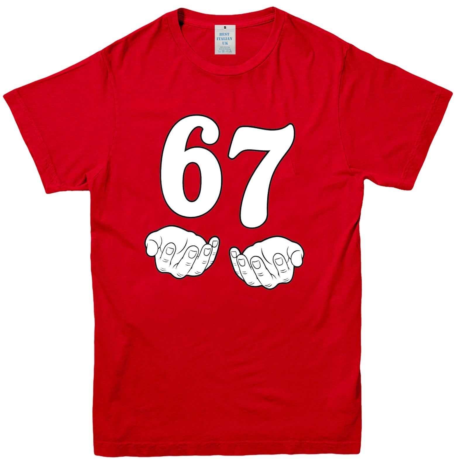 Unisex 67 Funny Meme Christmas T-Shirt Six Seven Xmas Gift