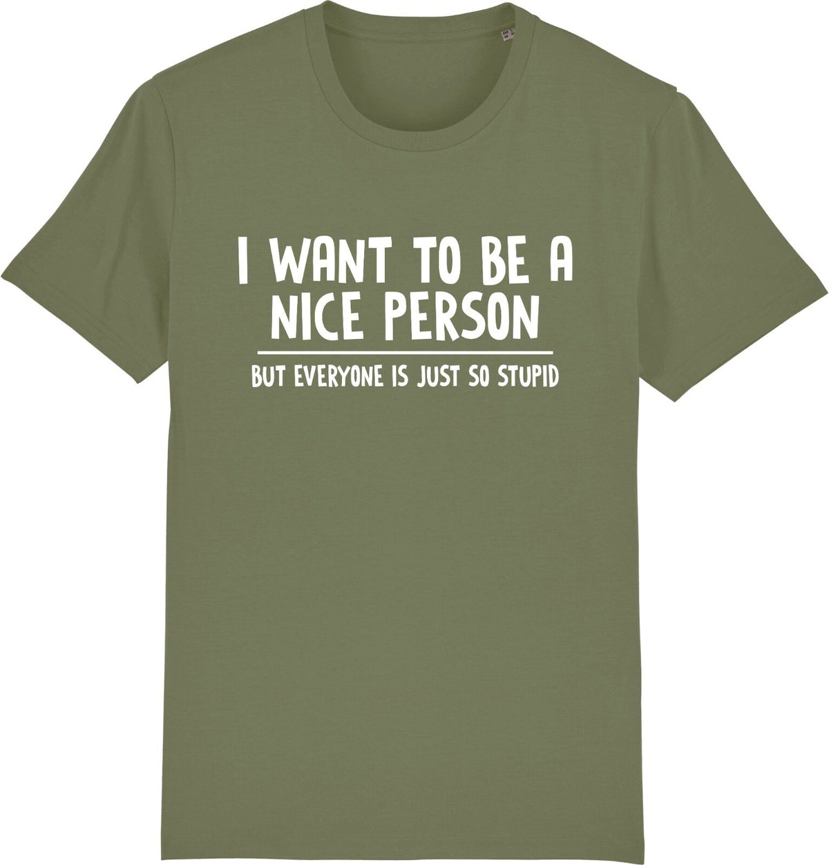 Fruit of the Loom Men's Nice Person Graphic T-Shirt