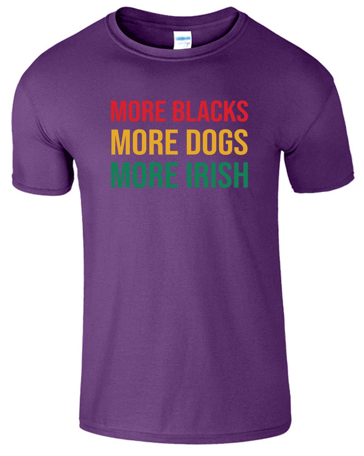 Men's More Blacks More Dogs More Irish Sportsman T-Shirt