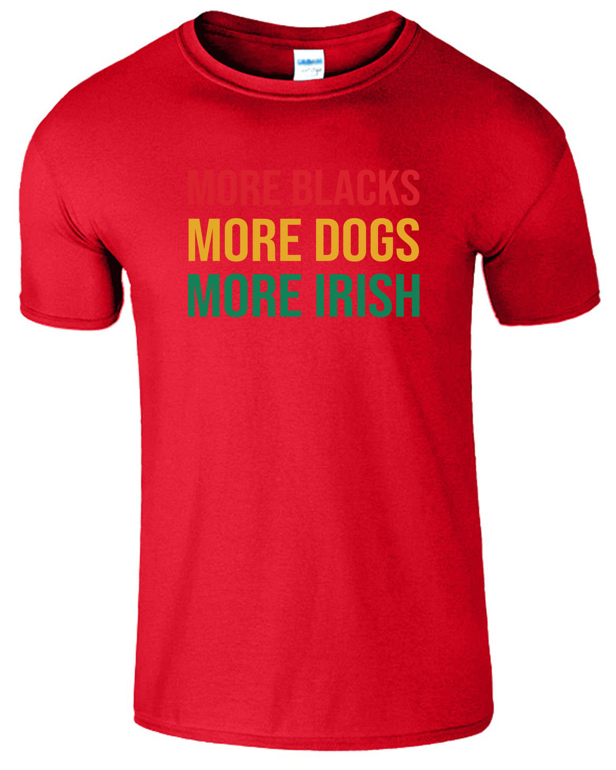 Men's More Blacks More Dogs More Irish Sportsman T-Shirt