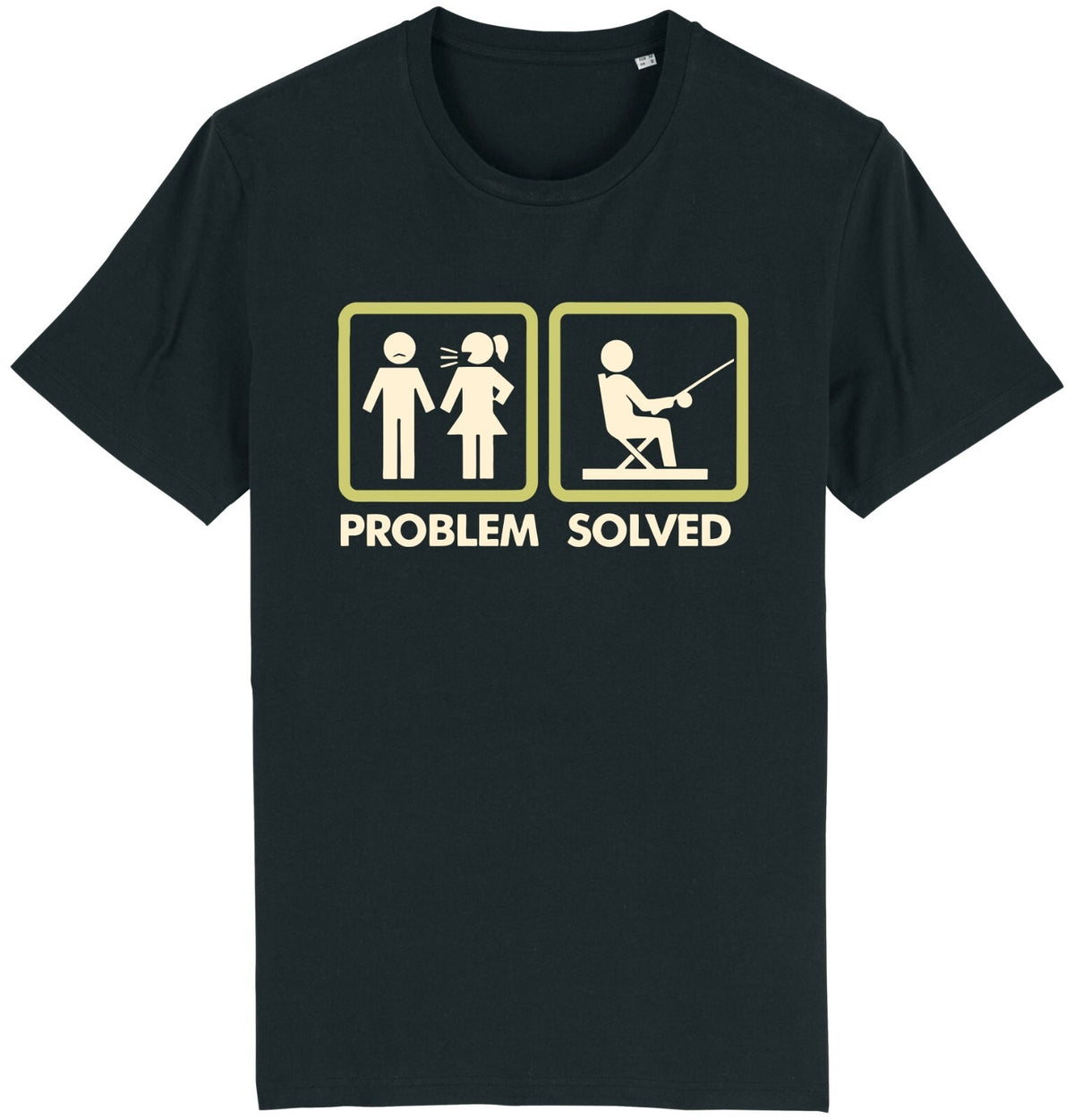 Fruit of the Loom Men's Problem Solved Fishing Graphic T-Shirt