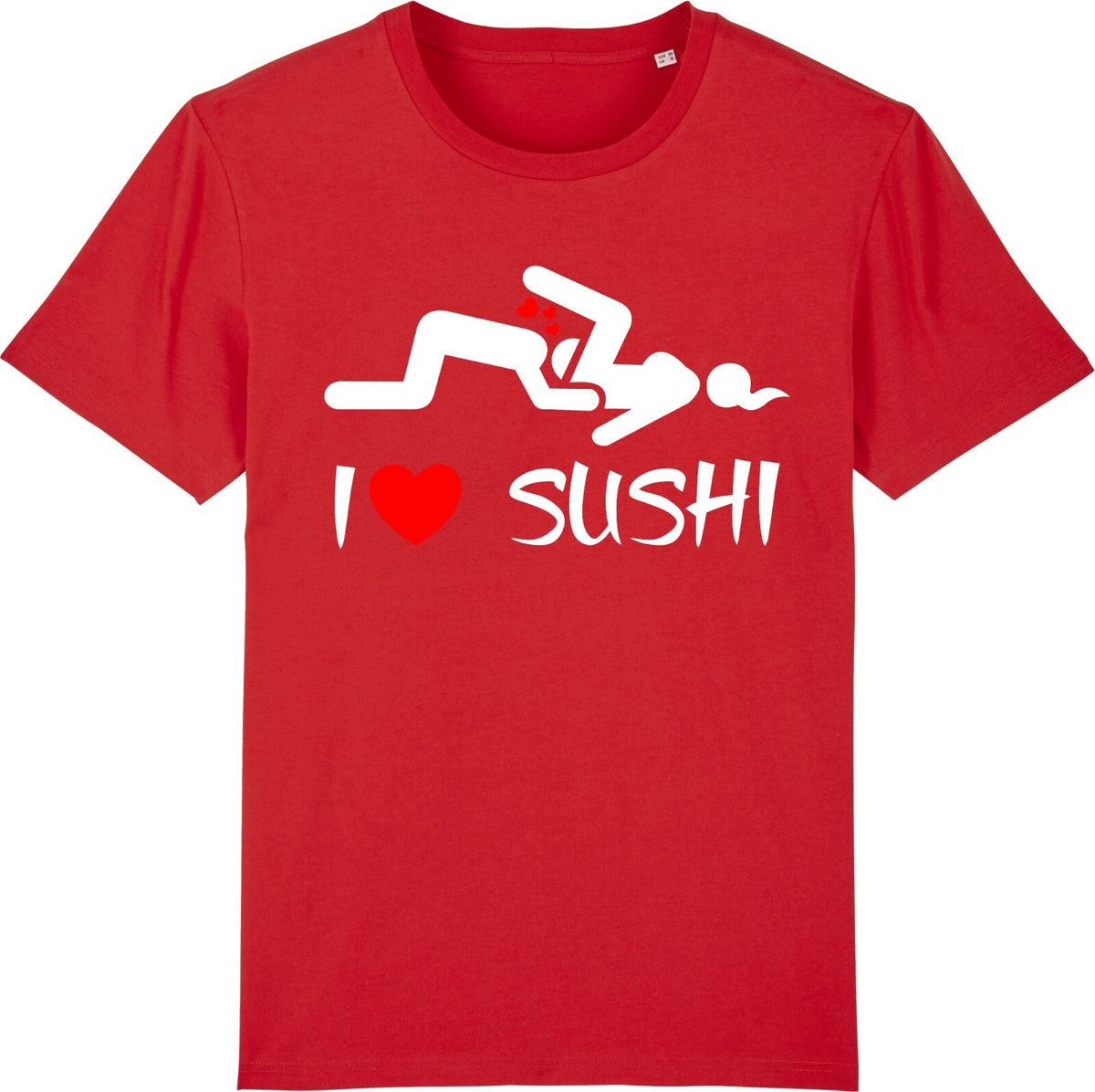 Fruit of the Loom Men's I Love Sushi Graphic T-Shirt