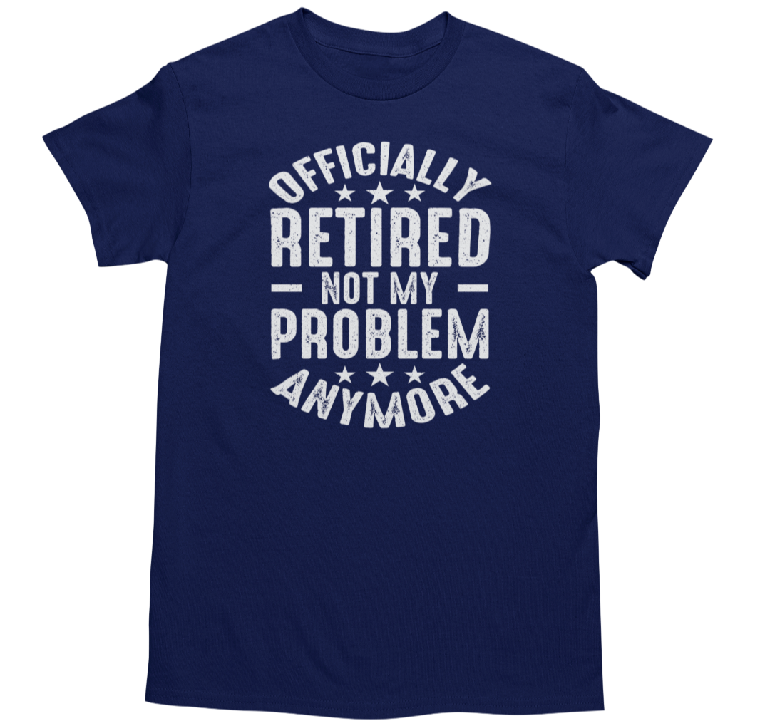 Men's Funny Novelty Joke Graphic T-Shirt Navy