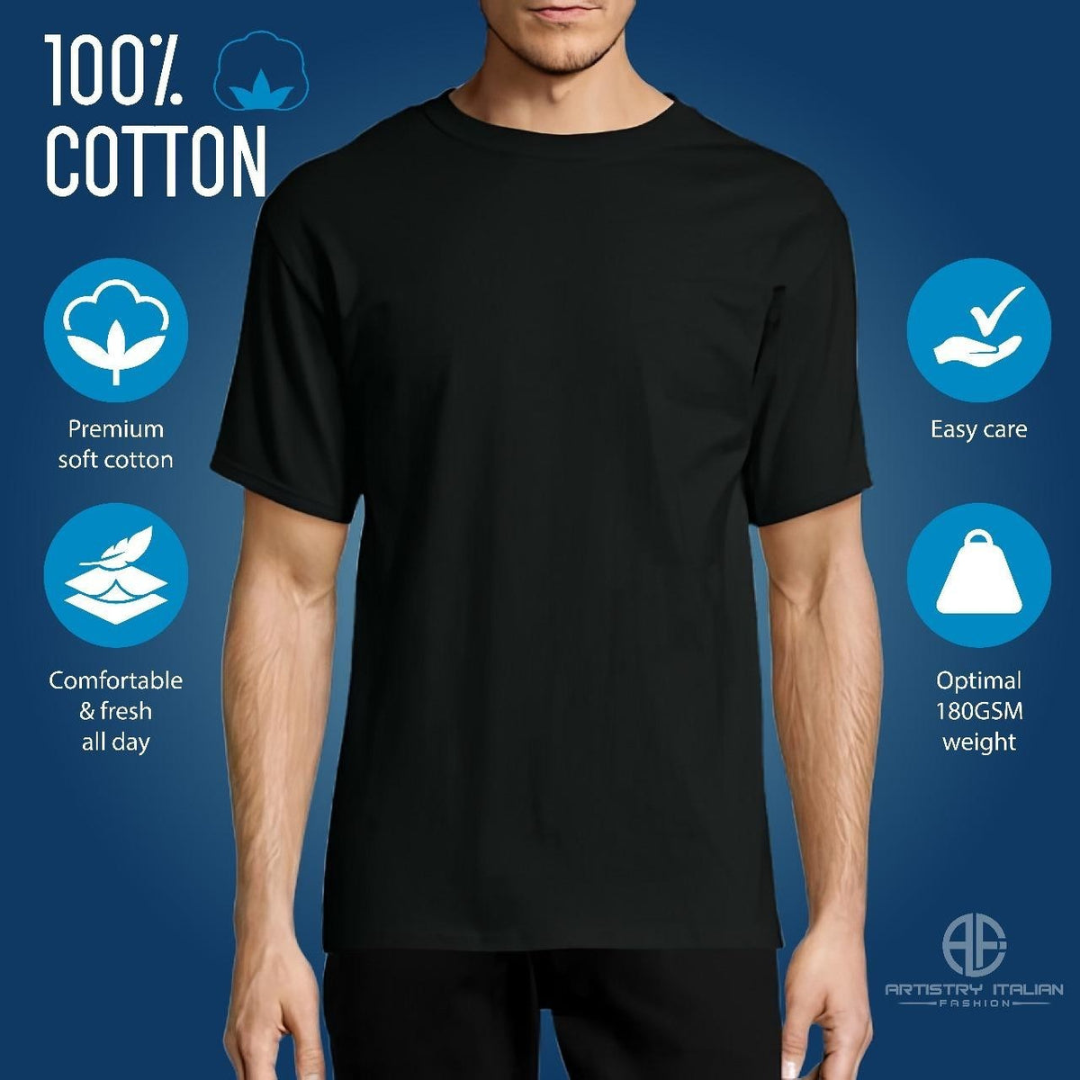 Men's I'm Fine Graphic T-Shirt