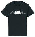 Fruit of the Loom Men's Motorbike Heartbeat Graphic T-Shirt