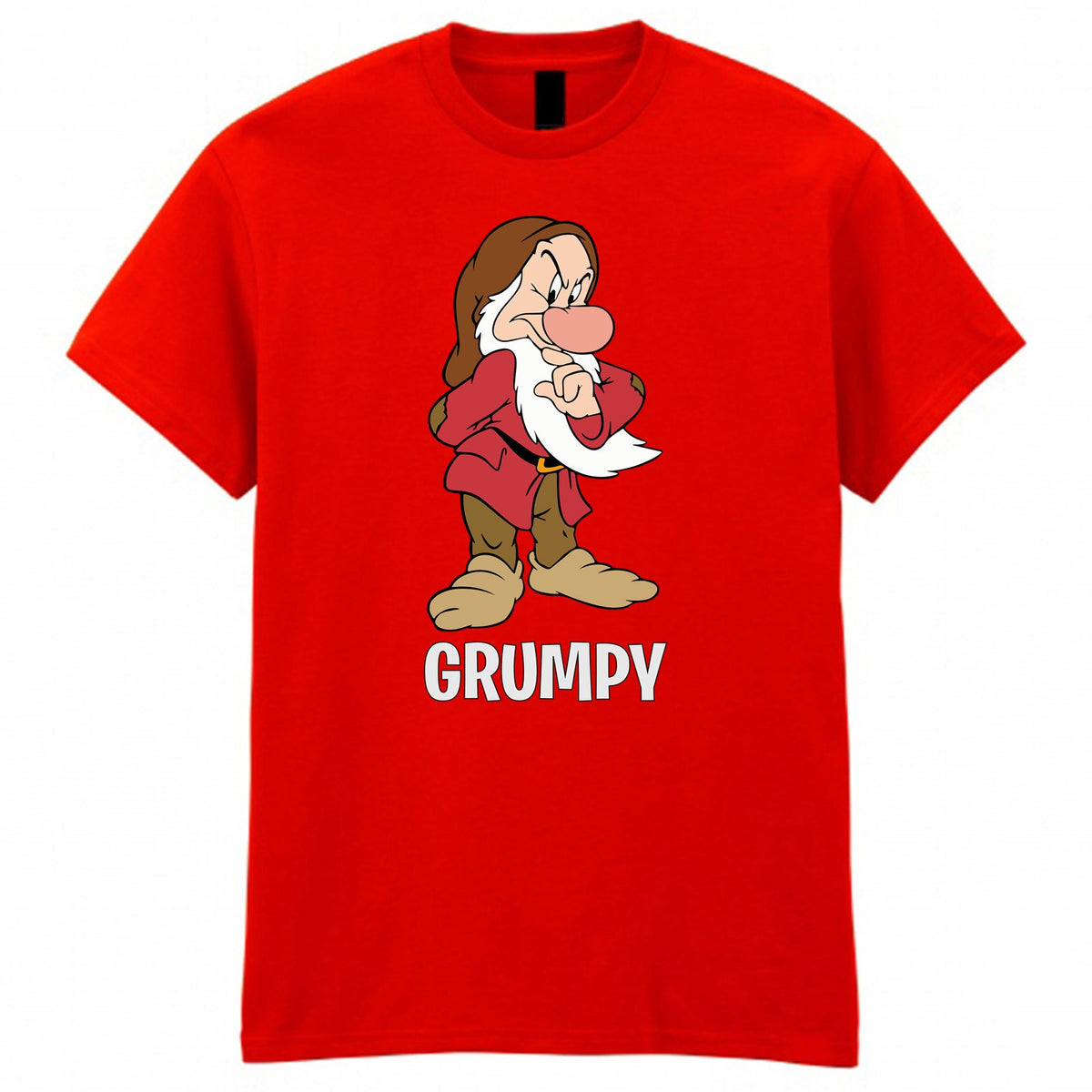 Snow White Seven Dwarfs T-Shirt Funny Halloween Costume Tee Top