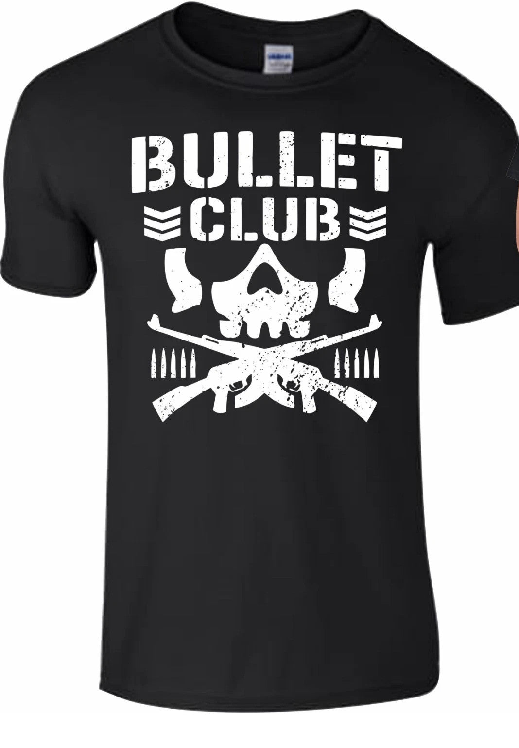 Gildan Men's Bullet Club Pro Wrestling Graphic T-Shirt