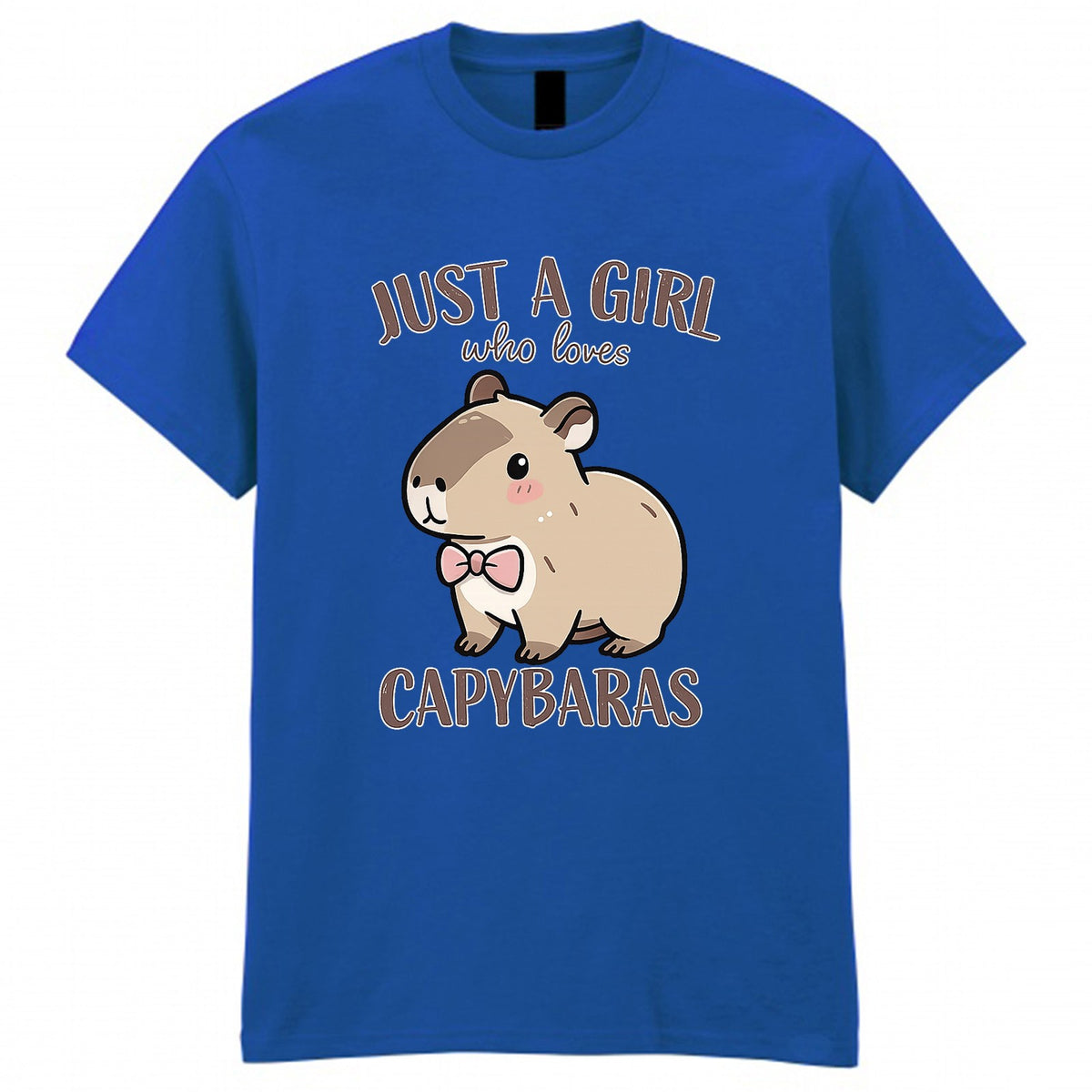 Kids' Just A Girl Who Loves Capybaras Graphic T-Shirt