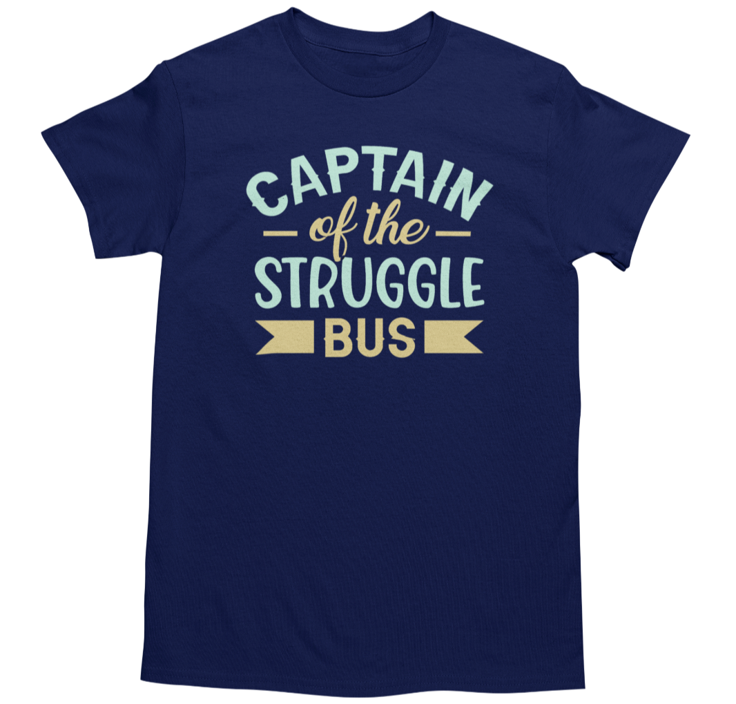 Men's Funny Novelty Joke Graphic T-Shirt Navy