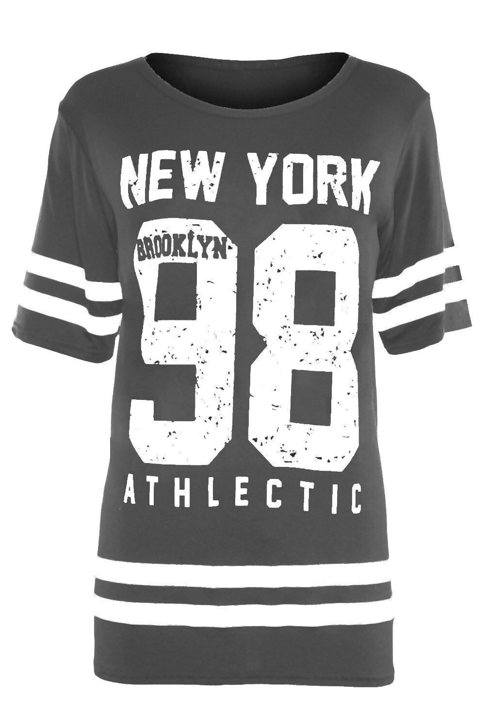 Women's New York 98 Brooklyn Stripe Varsity T-Shirt