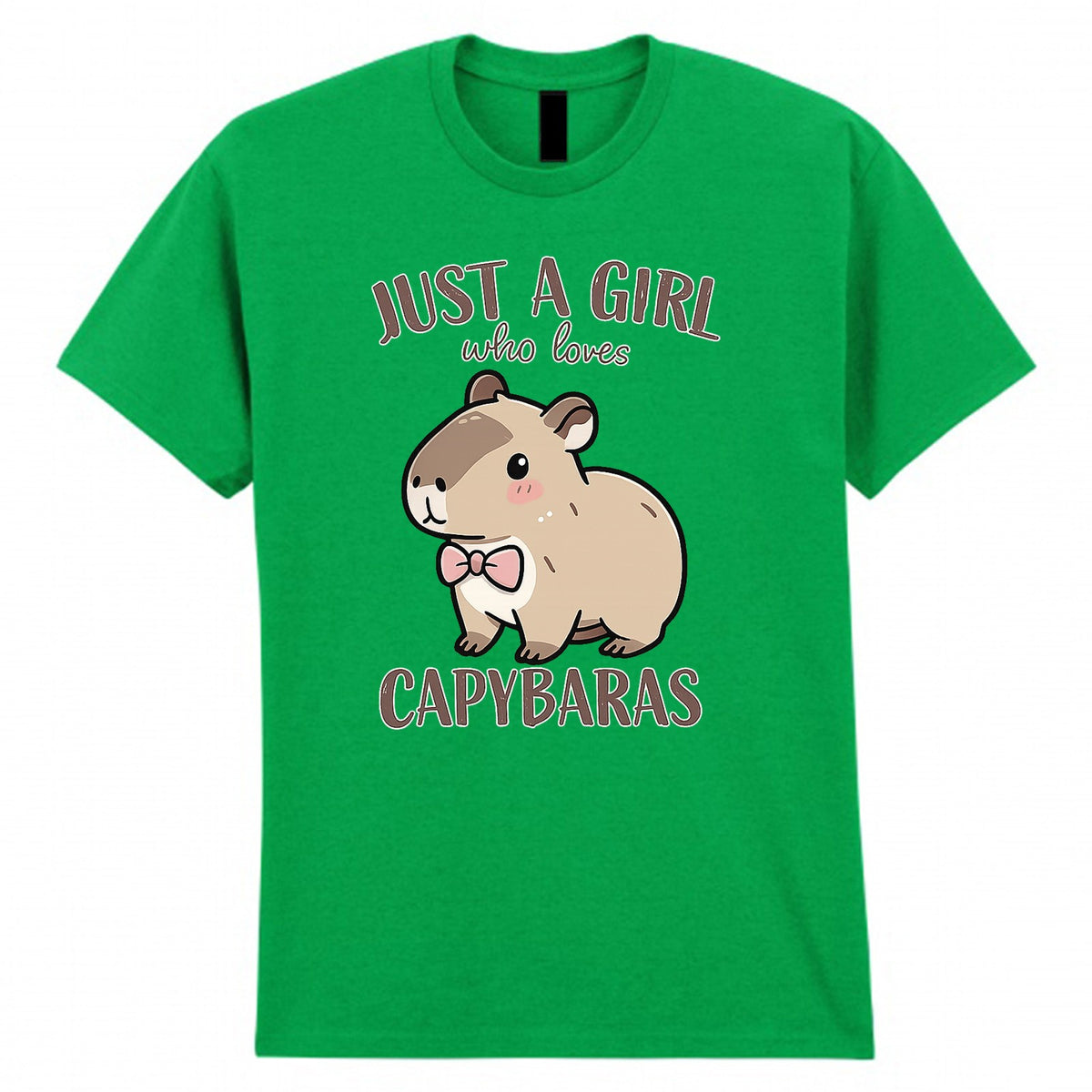 Kids' Just A Girl Who Loves Capybaras Graphic T-Shirt