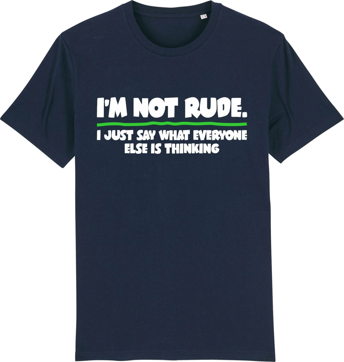 Fruit of the Loom Men's I'M NOT RUDE Graphic T-Shirt