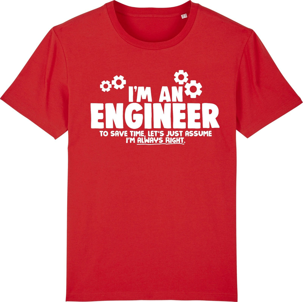 Fruit of the Loom Men's Engineer Graphic T-Shirt