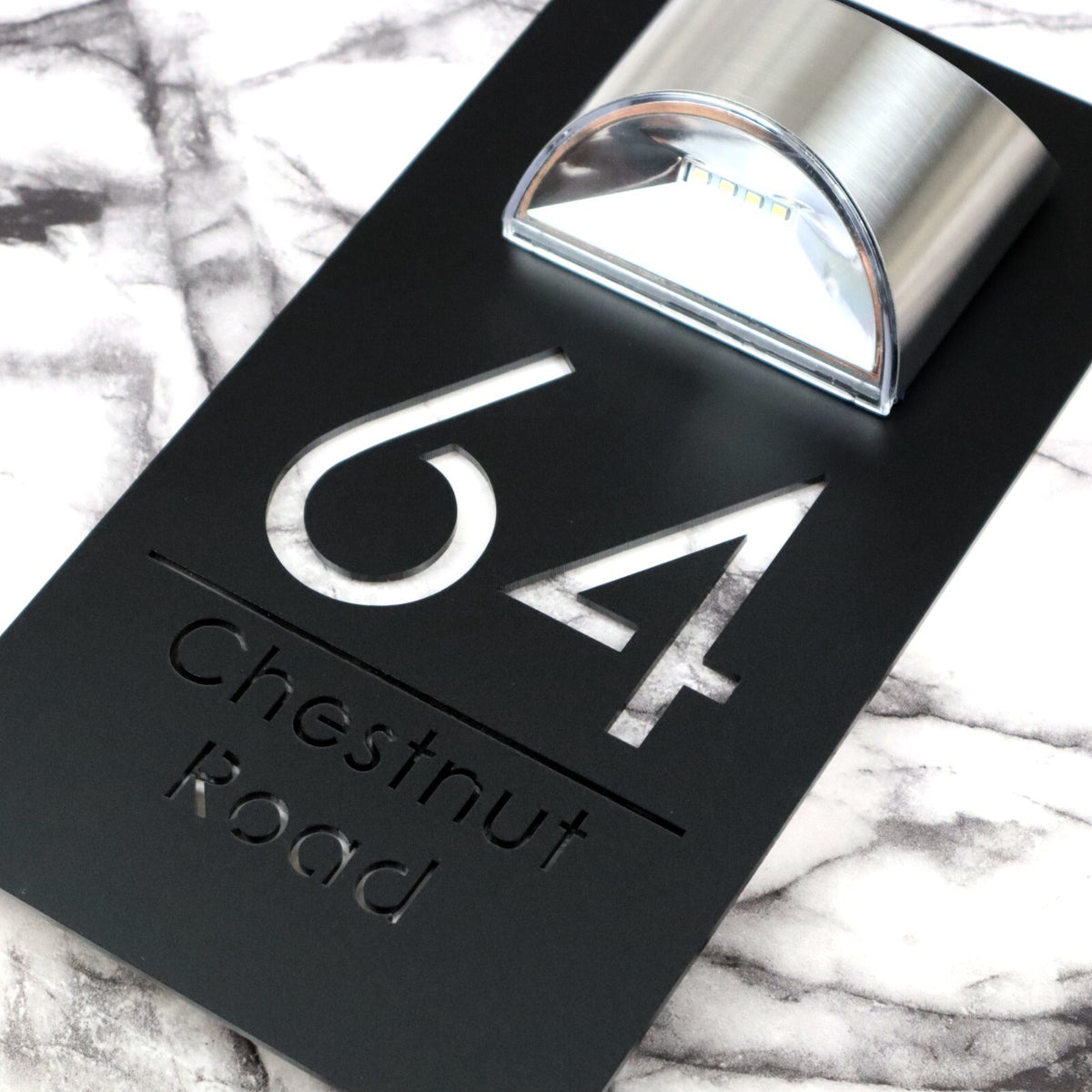 Bellissima LED House Numbers Address Plaque 160mm x 300mm