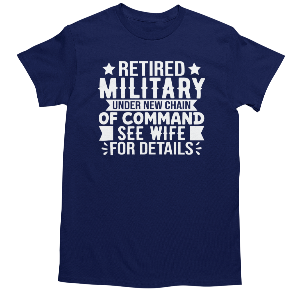 Men's Funny Novelty Joke Graphic T-Shirt Navy