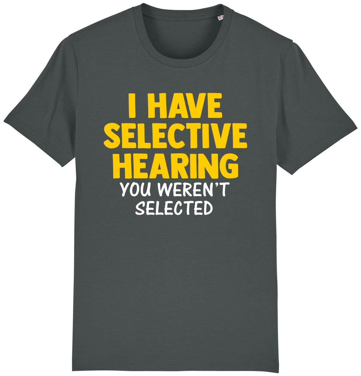 Fruit of the Loom Men's Selective Hearing Graphic T-Shirt