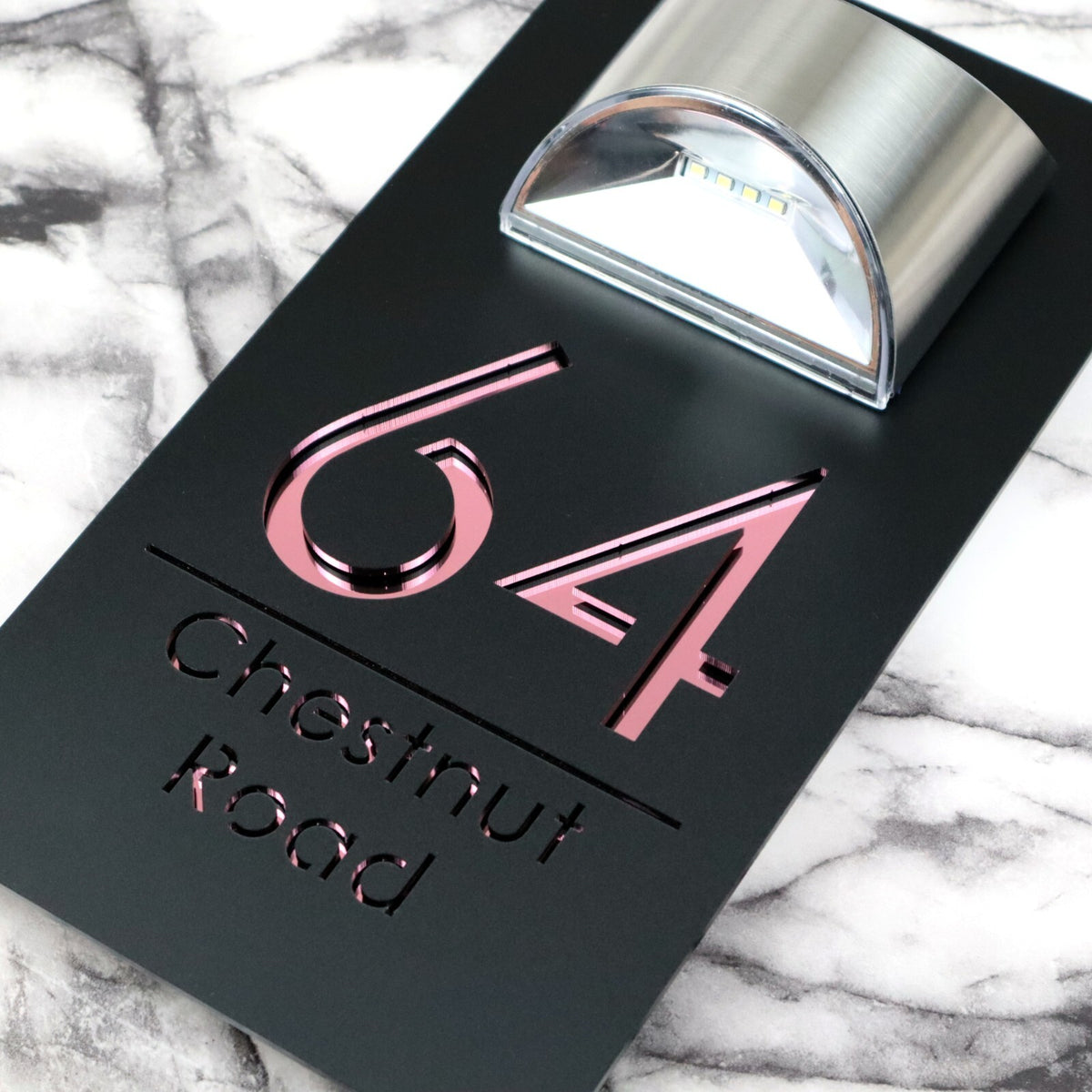 Bellissima LED House Numbers Address Plaque 160mm x 300mm