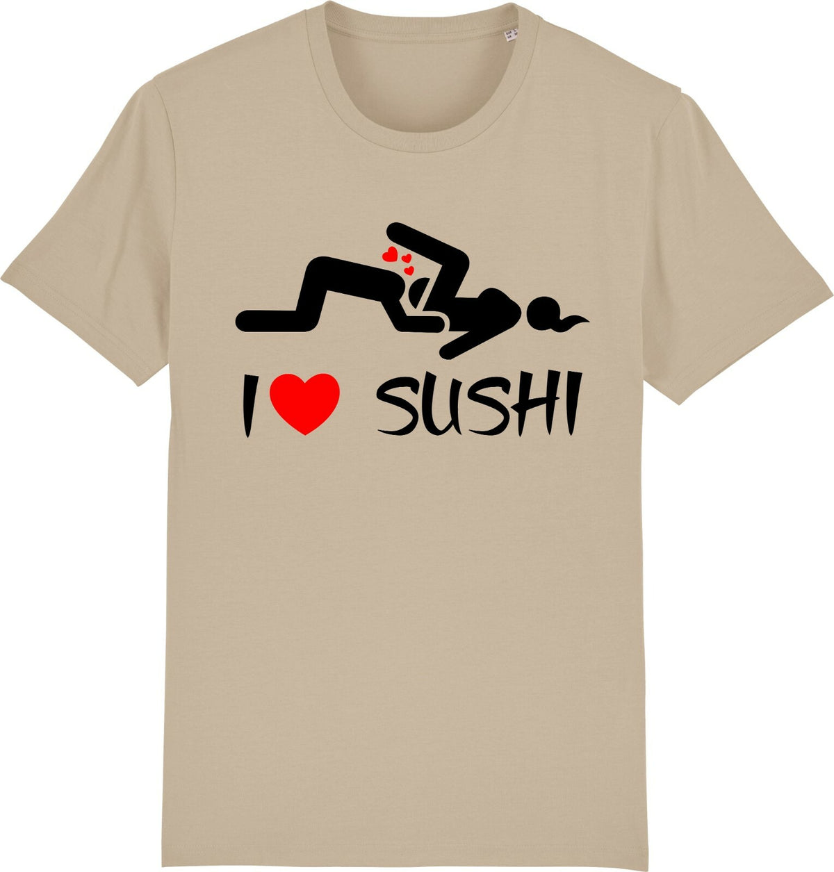 Fruit of the Loom Men's I Love Sushi Graphic T-Shirt