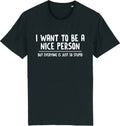 Fruit of the Loom Men's Nice Person Graphic T-Shirt