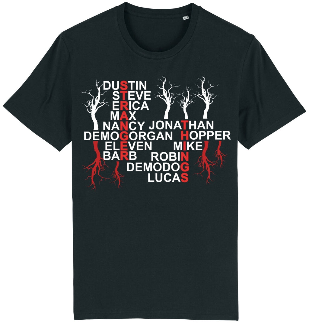Fruit of the Loom Men's Stranger Things Names Graphic T-Shirt