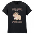 Kids' Just A Girl Who Loves Capybaras Graphic T-Shirt