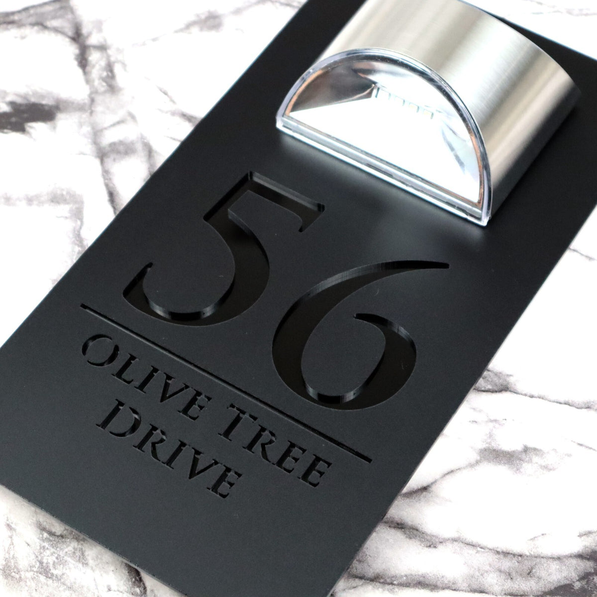 Bellissima LED House Numbers Address Plaque 160mm x 300mm
